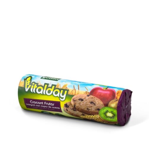 Biscuit Intégral Aux Fruits et à l'Avoine Croquant Vitalday Gullon 300 g