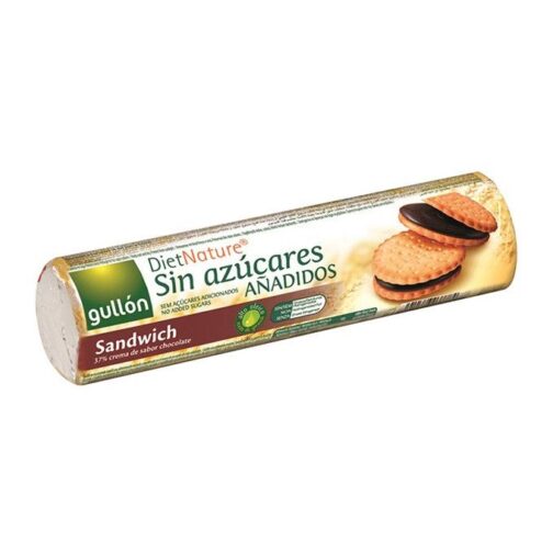 Biscuits Sandwichs Complets Au Chocolat Noir 37% Sans Sucre Ajouté Gullon 250 g