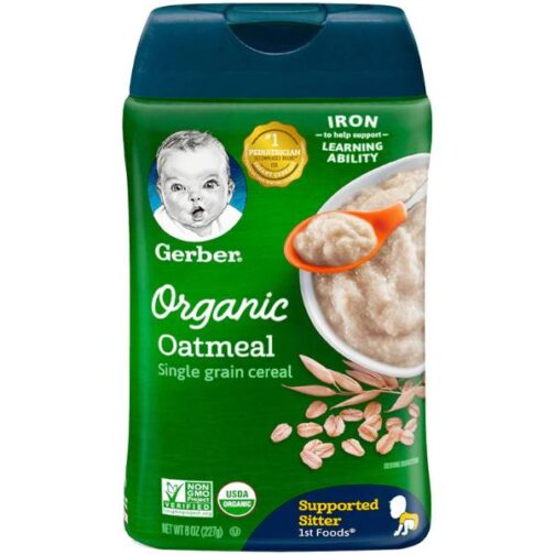 GERBER – CEREALES INFANTILES BIO AVOINE A PARTIR DE 6 MOIS 227G