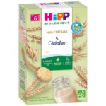HIPP – CEREALES INFANTILES BIO 5 CEREALES A PARTIR DE 6 MOIS 250G