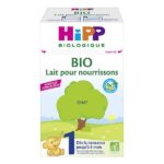 HIPP – LAIT 1 POUR NOURRISSONS BIO POUR BEBES 0-6 MOIS. 600G